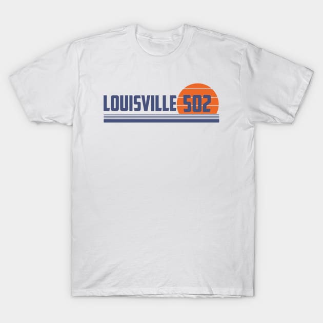 502 Louisville Kentucky Area Code T-Shirt by Eureka Shirts